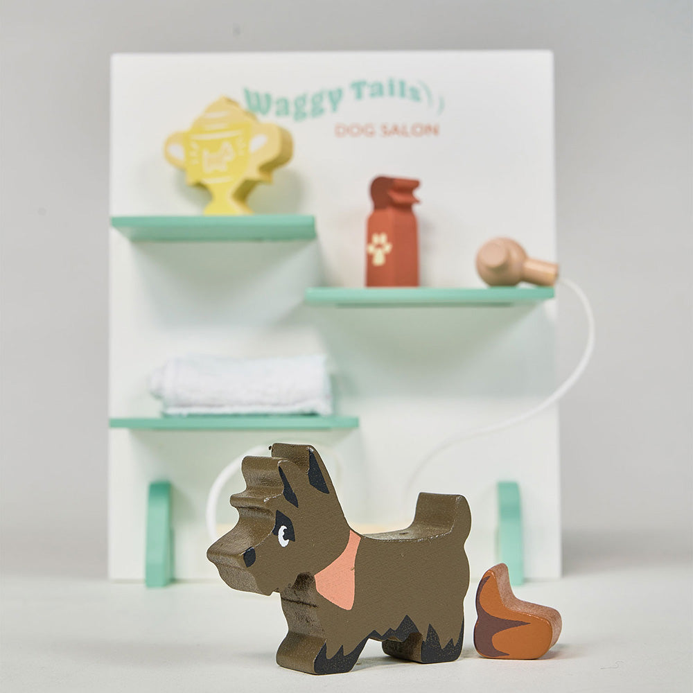 Salon catelusi, din lemn premium - Waggy Tails Dog Salon - TL8168