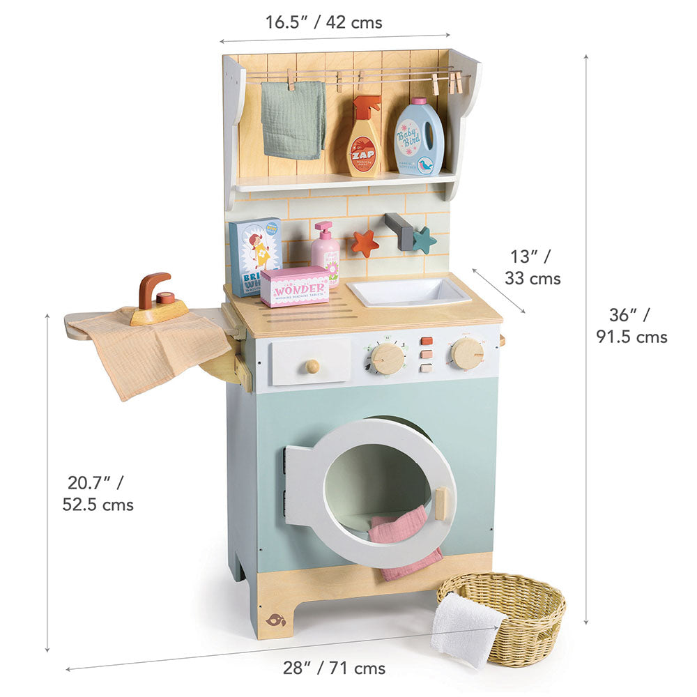 Spalatoria Tender Leaf, din lemn premium - Tender Leaf Laundrette - TL8209