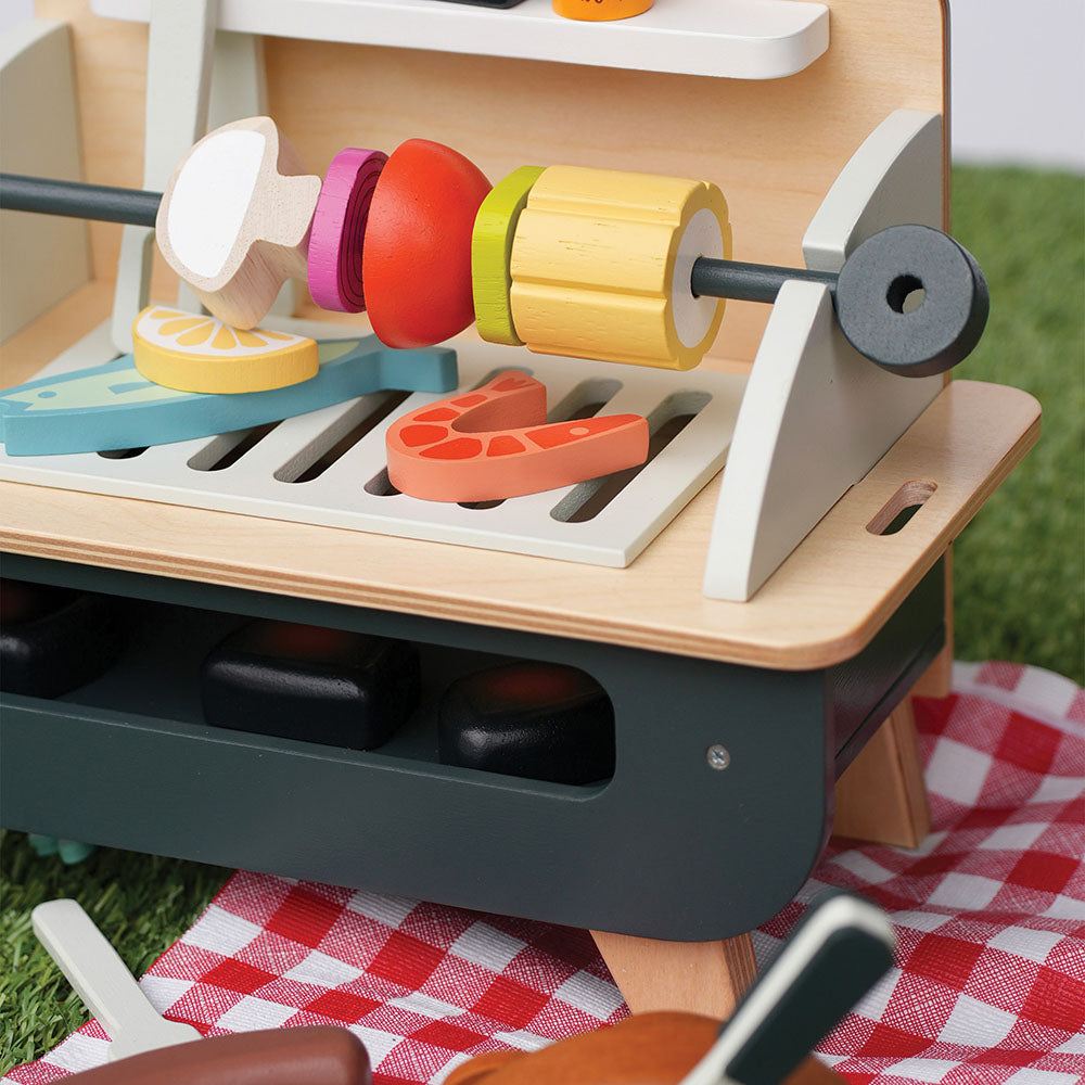 Gratar set, din lemn premium - Barbeque Play Set - TL8245