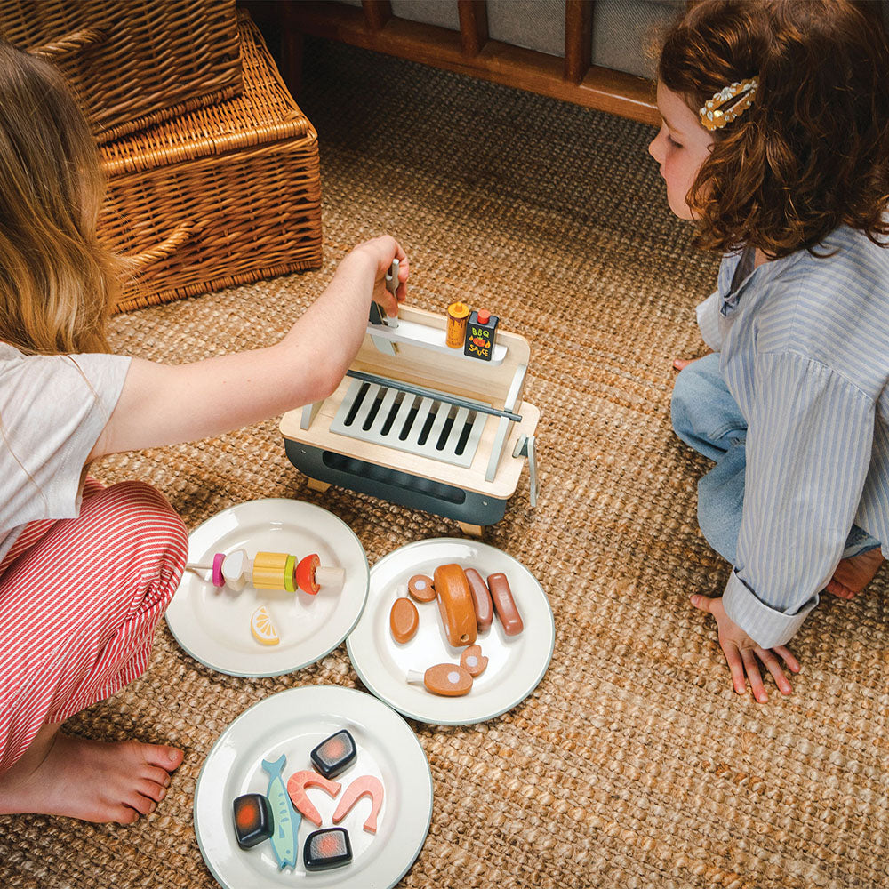 Gratar set, din lemn premium - Barbeque Play Set - TL8245