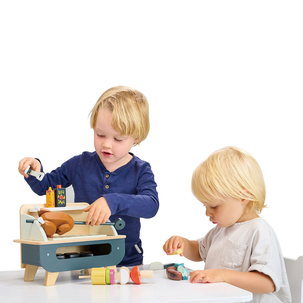 Gratar set, din lemn premium - Barbeque Play Set - TL8245