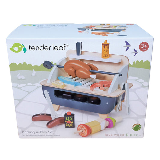 Gratar set, din lemn premium - Barbeque Play Set - TL8245