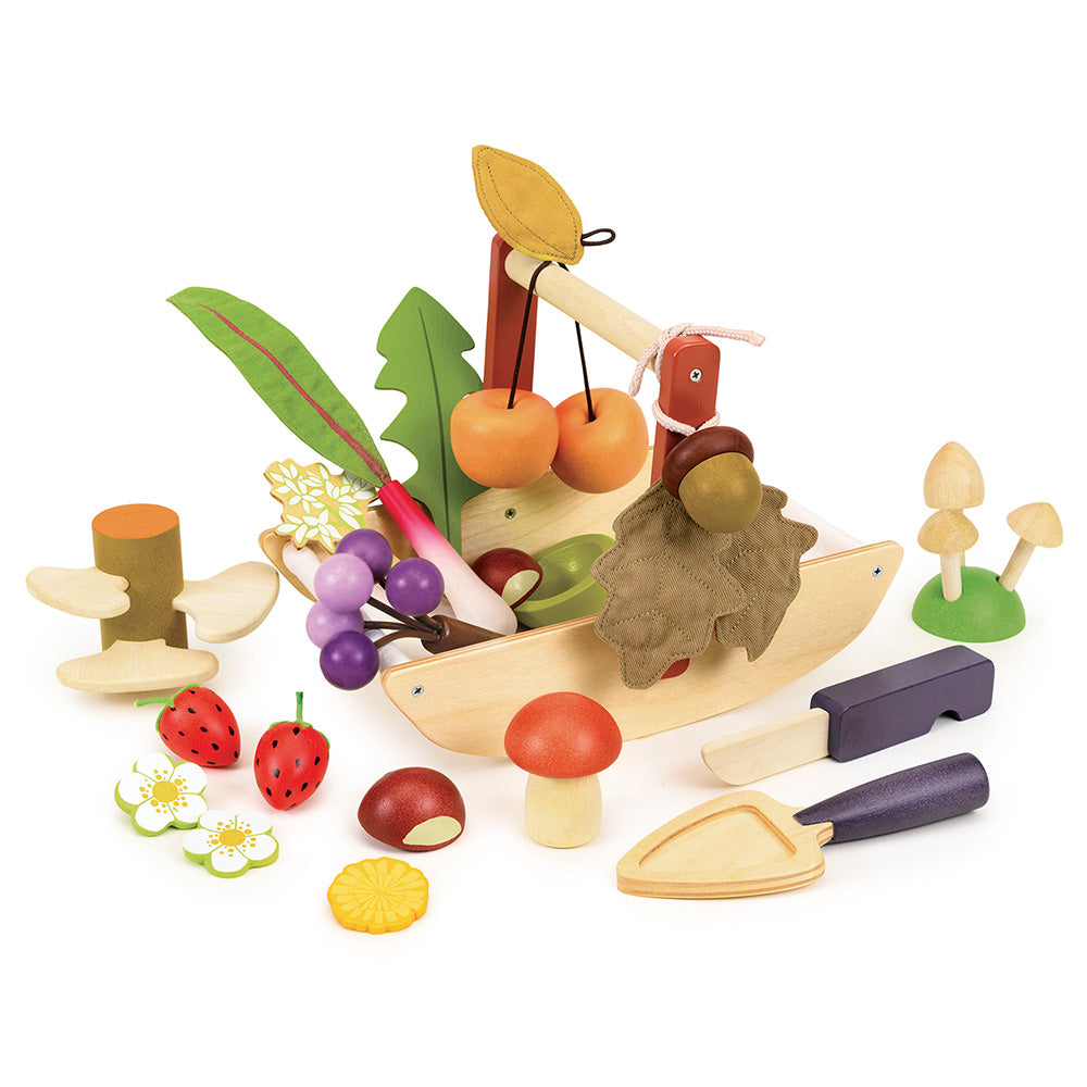 Cos de cules Wild Wood, din lemn premium - Wild Wood Foraging Trug - TL8294