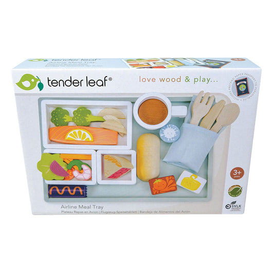 Tava cu meniu de avion, din lemn premium - Airline Meal Tray - TL8295