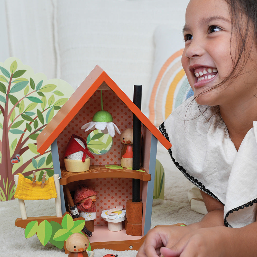 Casuta pentru pasari, din lemn premium - Robin's Nest Box - TL8378