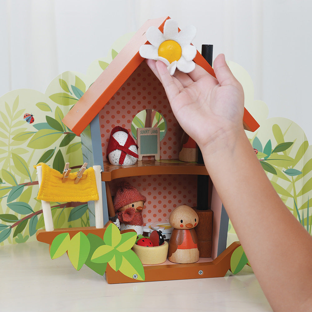 Casuta pentru pasari, din lemn premium - Robin's Nest Box - TL8378