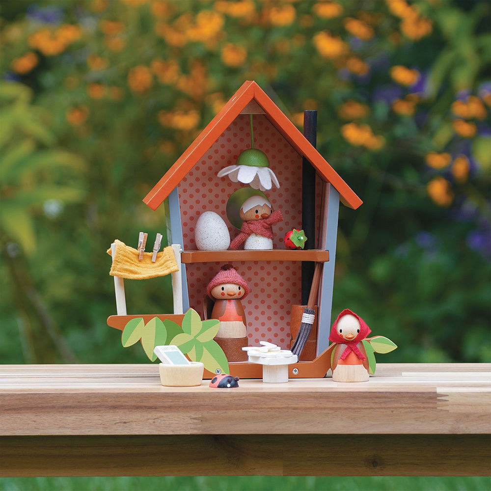 Casuta pentru pasari, din lemn premium - Robin's Nest Box - TL8378
