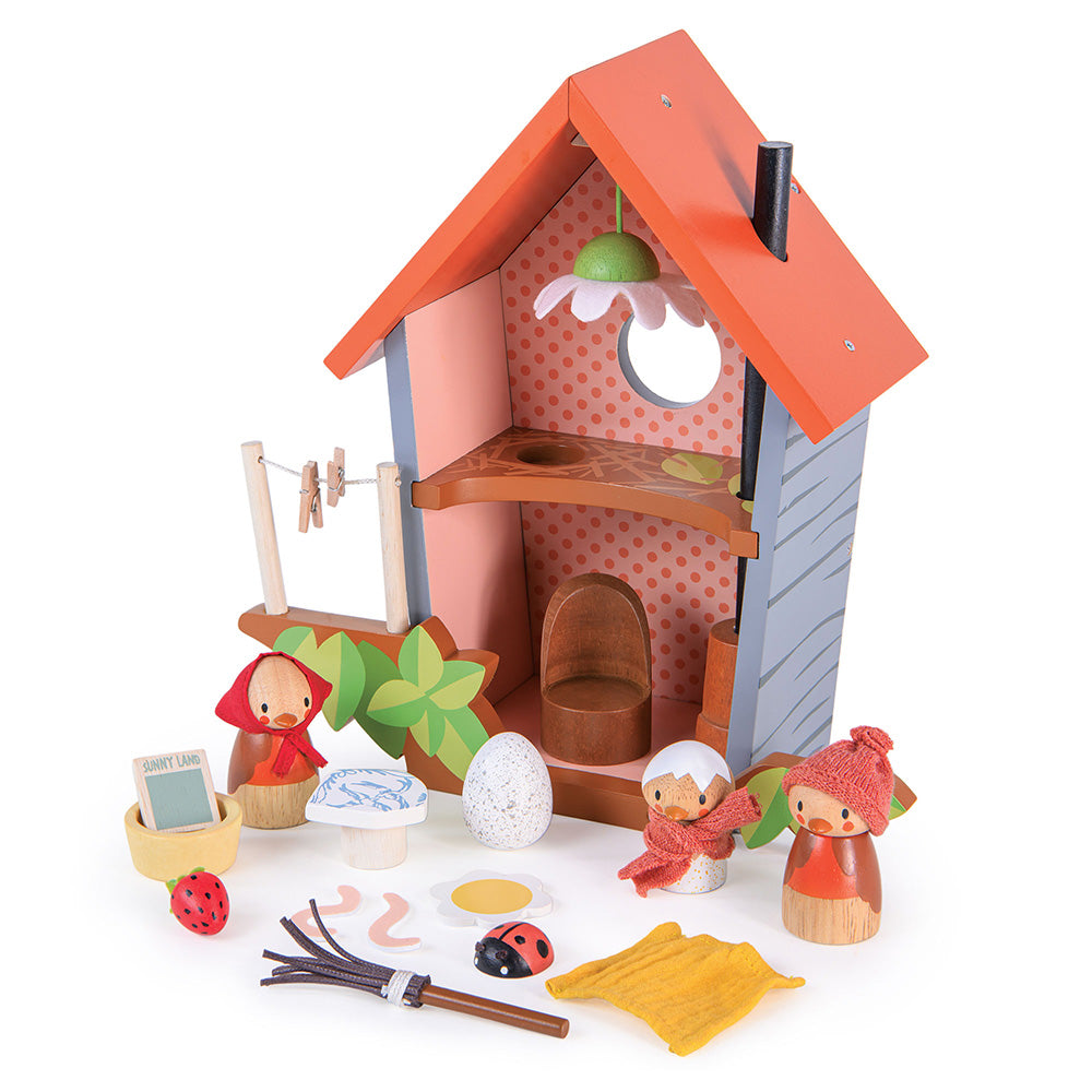 Casuta pentru pasari, din lemn premium - Robin's Nest Box - TL8378