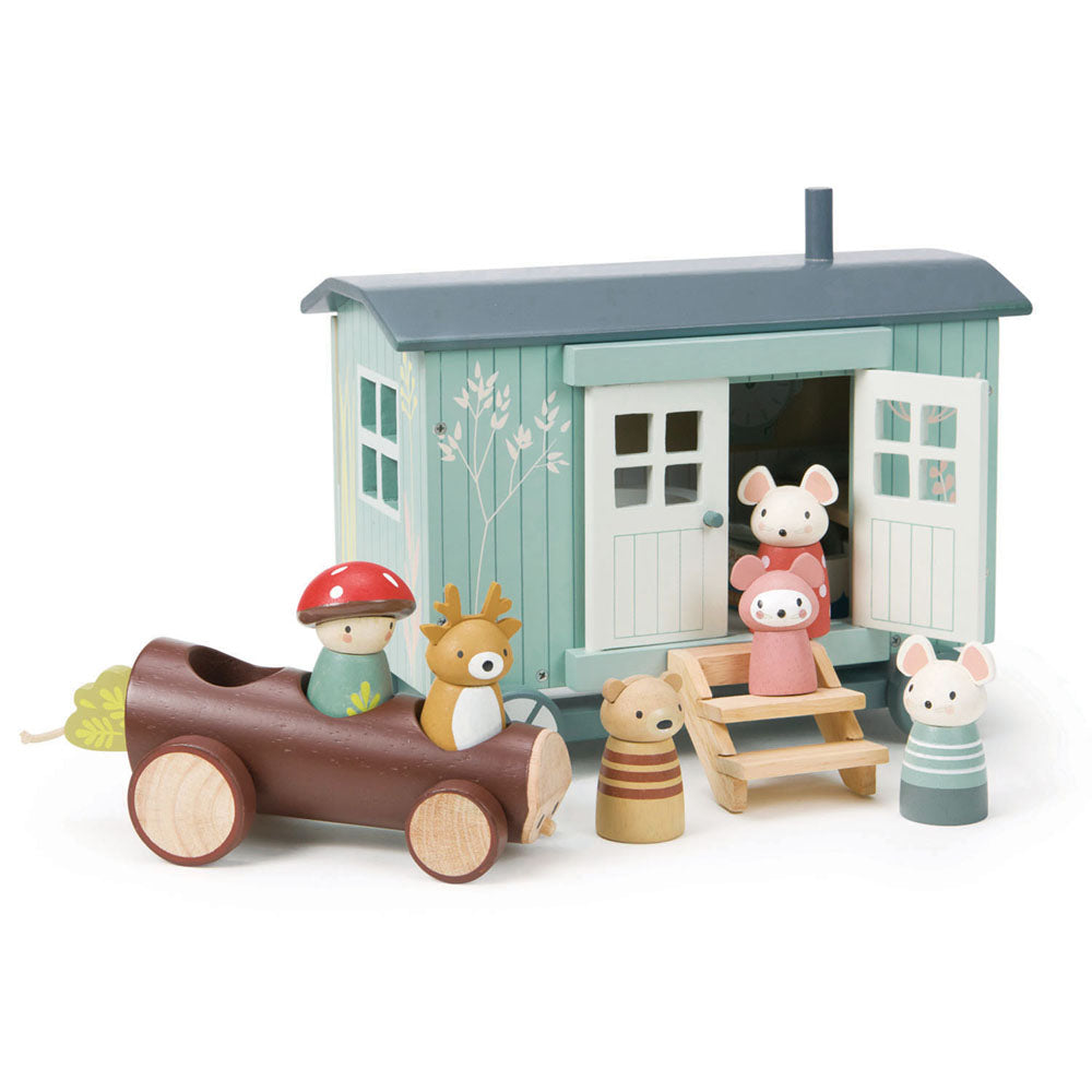 Casa de joaca a soriceilor, din lemn premium - Secret Meadfow Shepherds Hut - TL8385