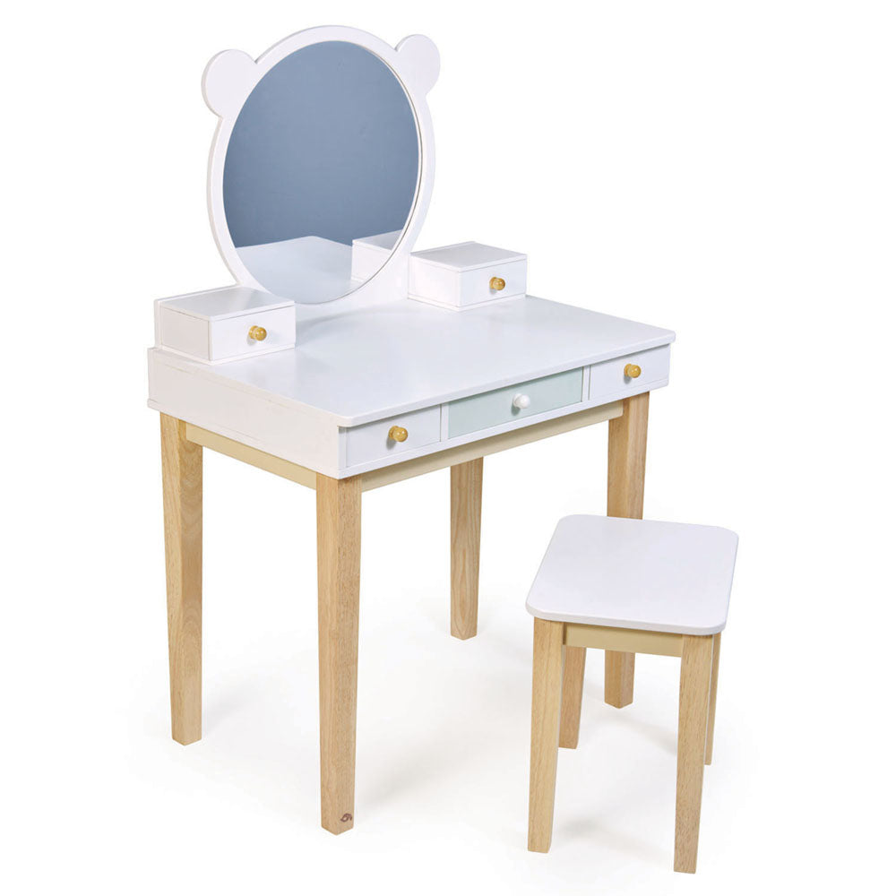 Imagine Masuta cosmetica cu scaun, din lemn premium - Forest Dressing Table - TL8821