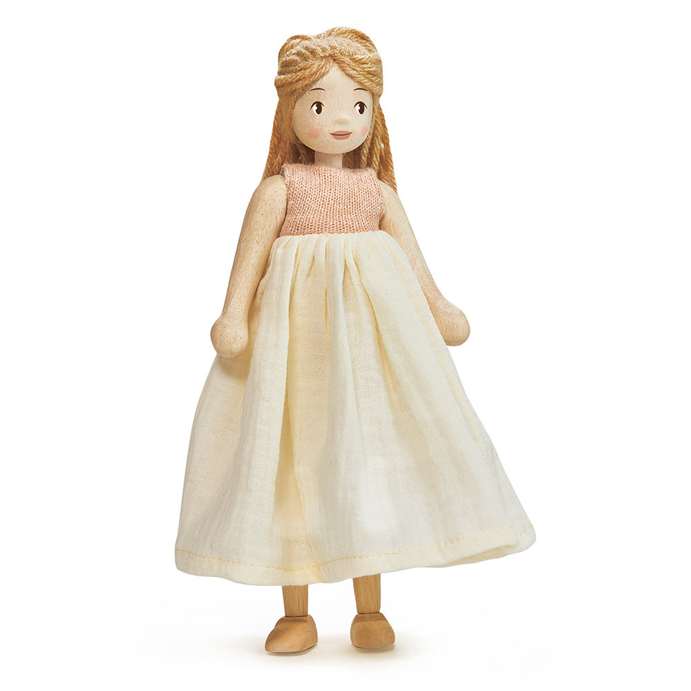 Papusa Ferne, din lemn premium - Ferne Wooden Doll - TL8881