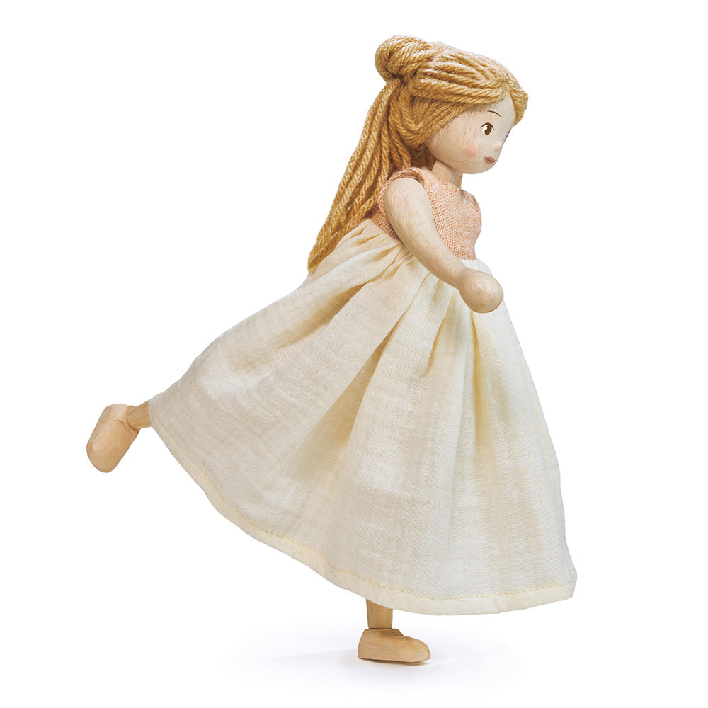 Papusa Ferne, din lemn premium - Ferne Wooden Doll - TL8881
