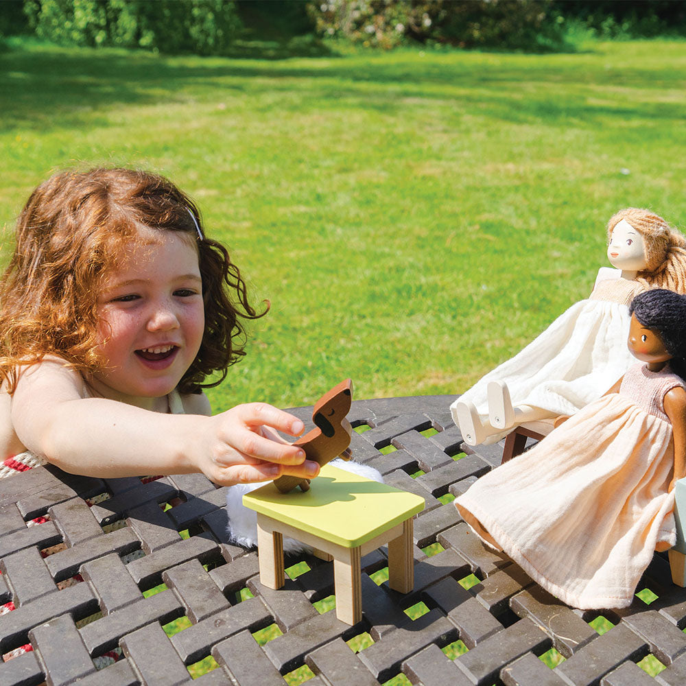 Papusa Ferne, din lemn premium - Ferne Wooden Doll - TL8881