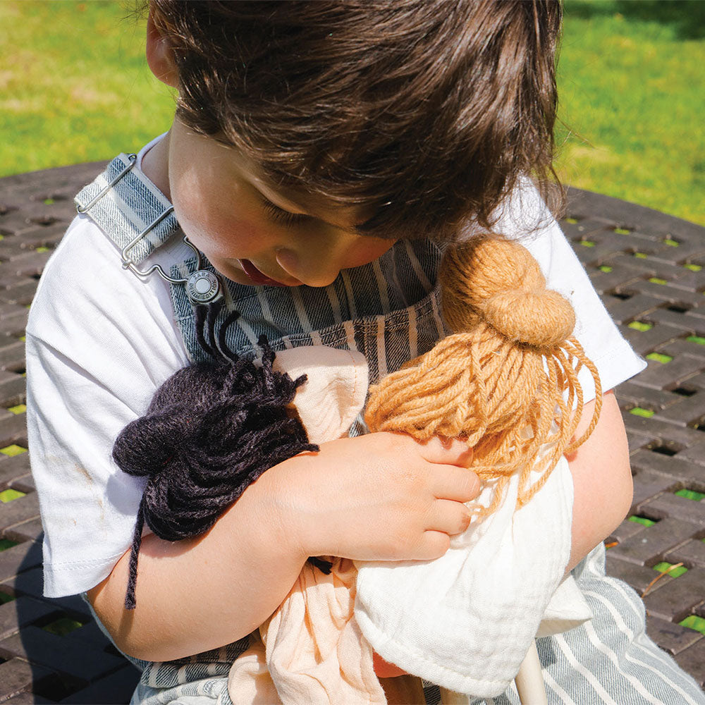 Papusa Ferne, din lemn premium - Ferne Wooden Doll - TL8881