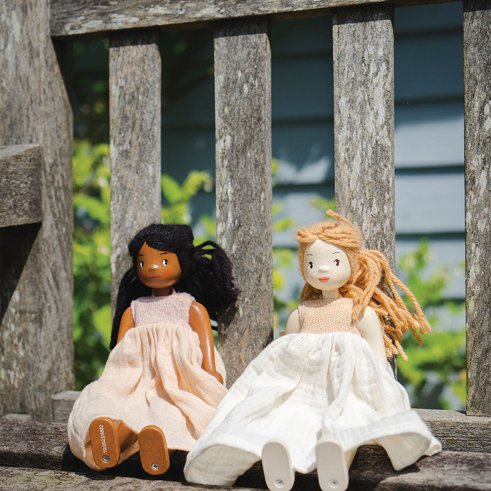 Papusa Ferne, din lemn premium - Ferne Wooden Doll - TL8881