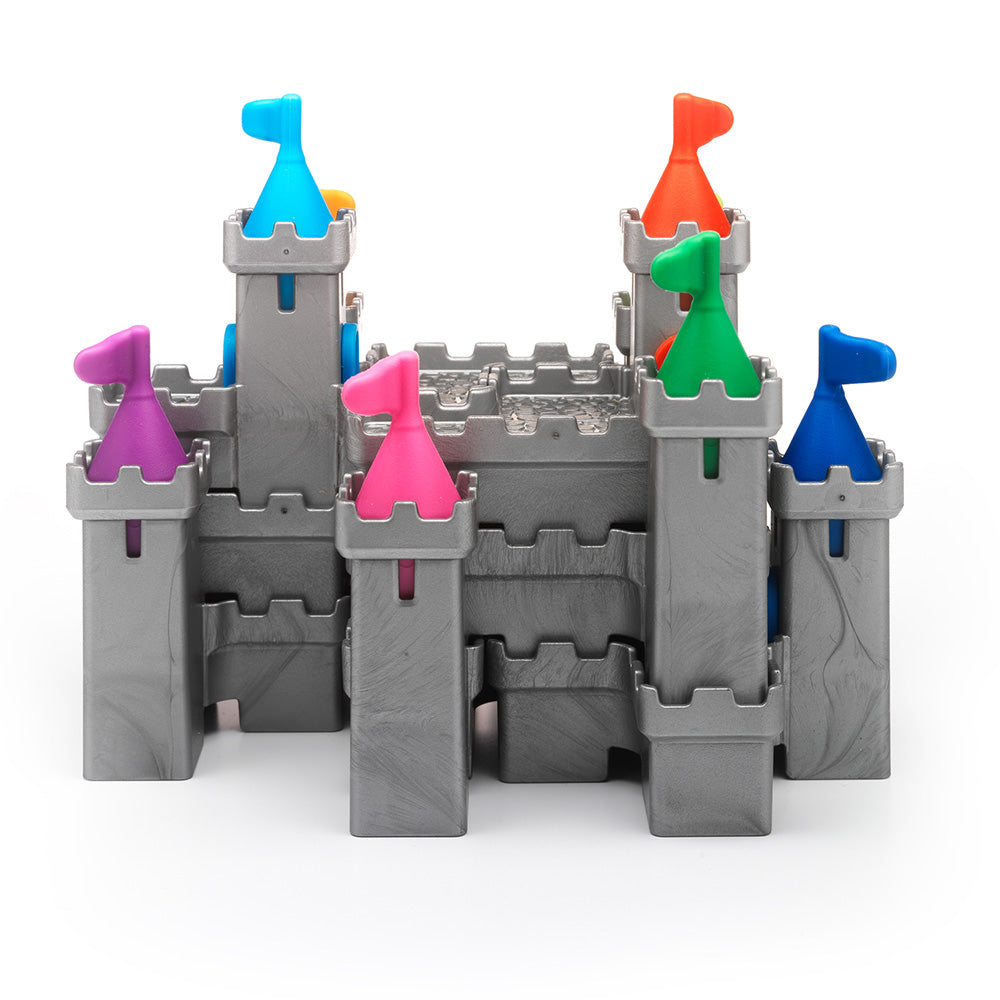 Smart Games - Tower Stacks, joc de logica cu 80 de provocari, 8+ ani, editie internationala