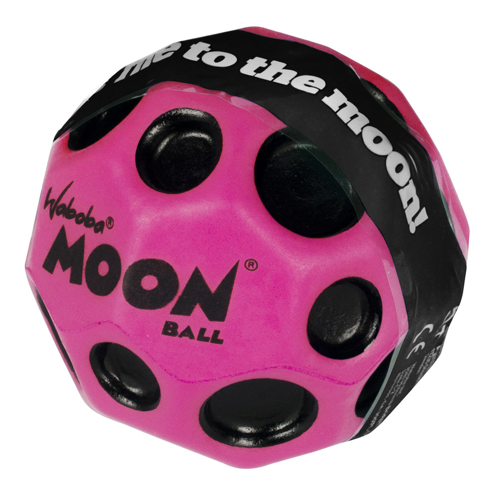 Imagine Minge hiper saritoare - Waboba Moon Ball, unicolor cu pete negre