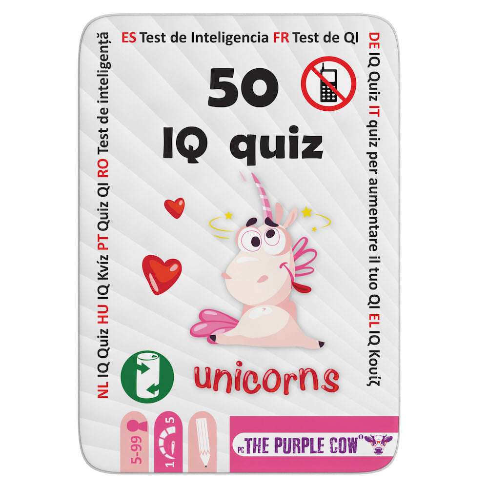Imagine 50 de teste de inteligenta cu unicorni