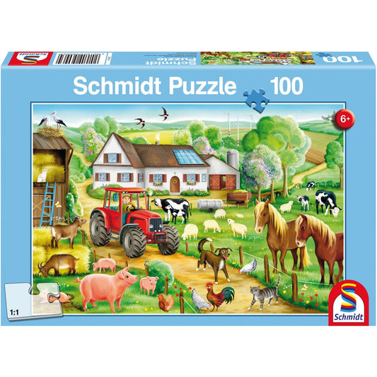 Imagine Puzzle Schmidt: O ferma vesela, 100 piese