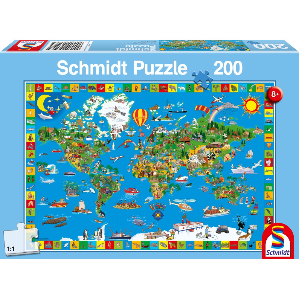 Imagine Puzzle Schmidt: Lumea ta uimitoare, 200 piese