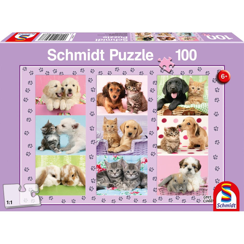 Imagine Puzzle Schmidt: Animale de companie, 100 piese