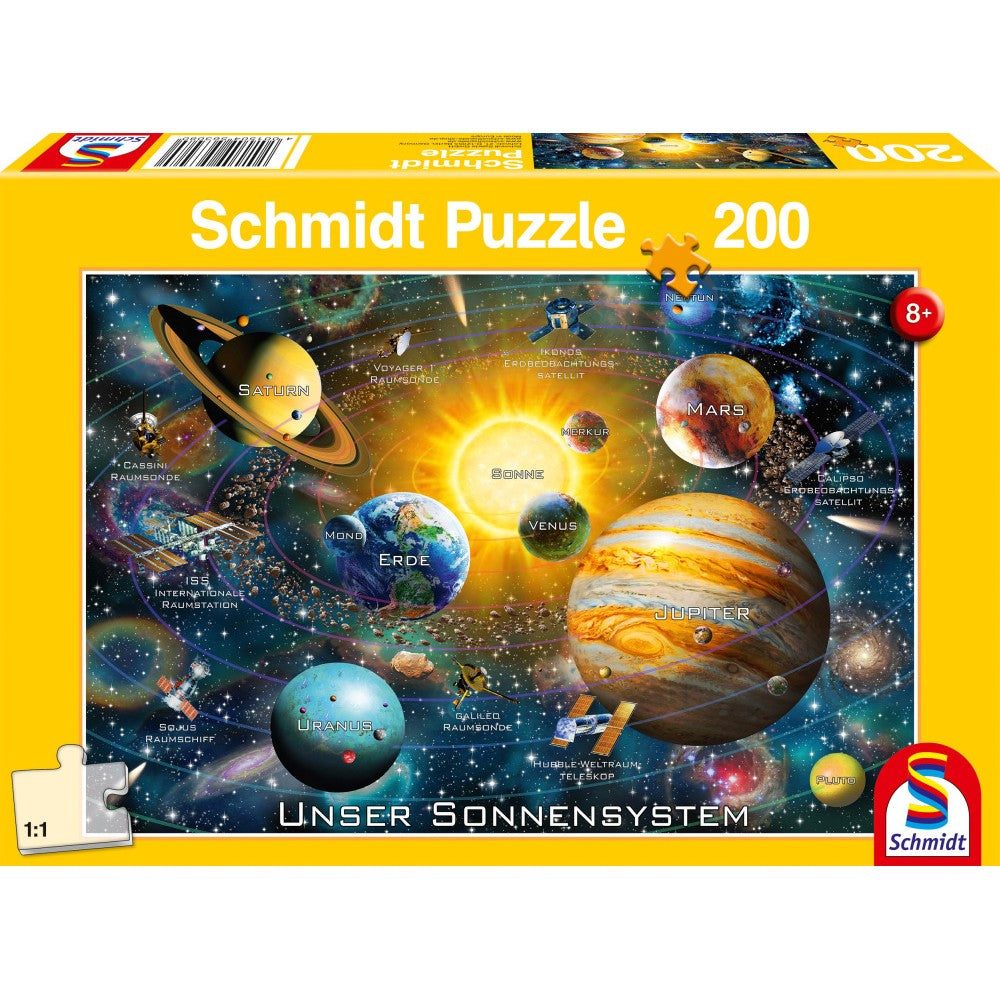 Imagine Puzzle Schmidt: Sistemul nostru solar, 200 piese