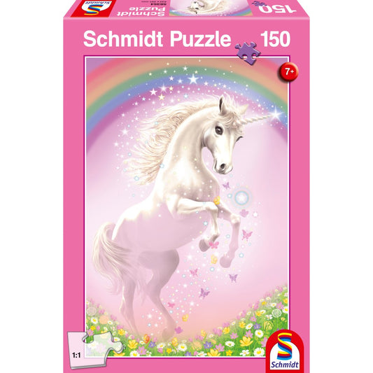 Imagine Puzzle Schmidt: Unicorn roz, 150 piese