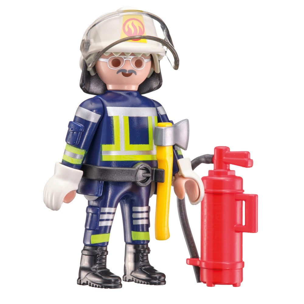 Imagine Puzzle Schmidt: playmobil - Pompieri, 40 piese + Cadou: figurina playmobil