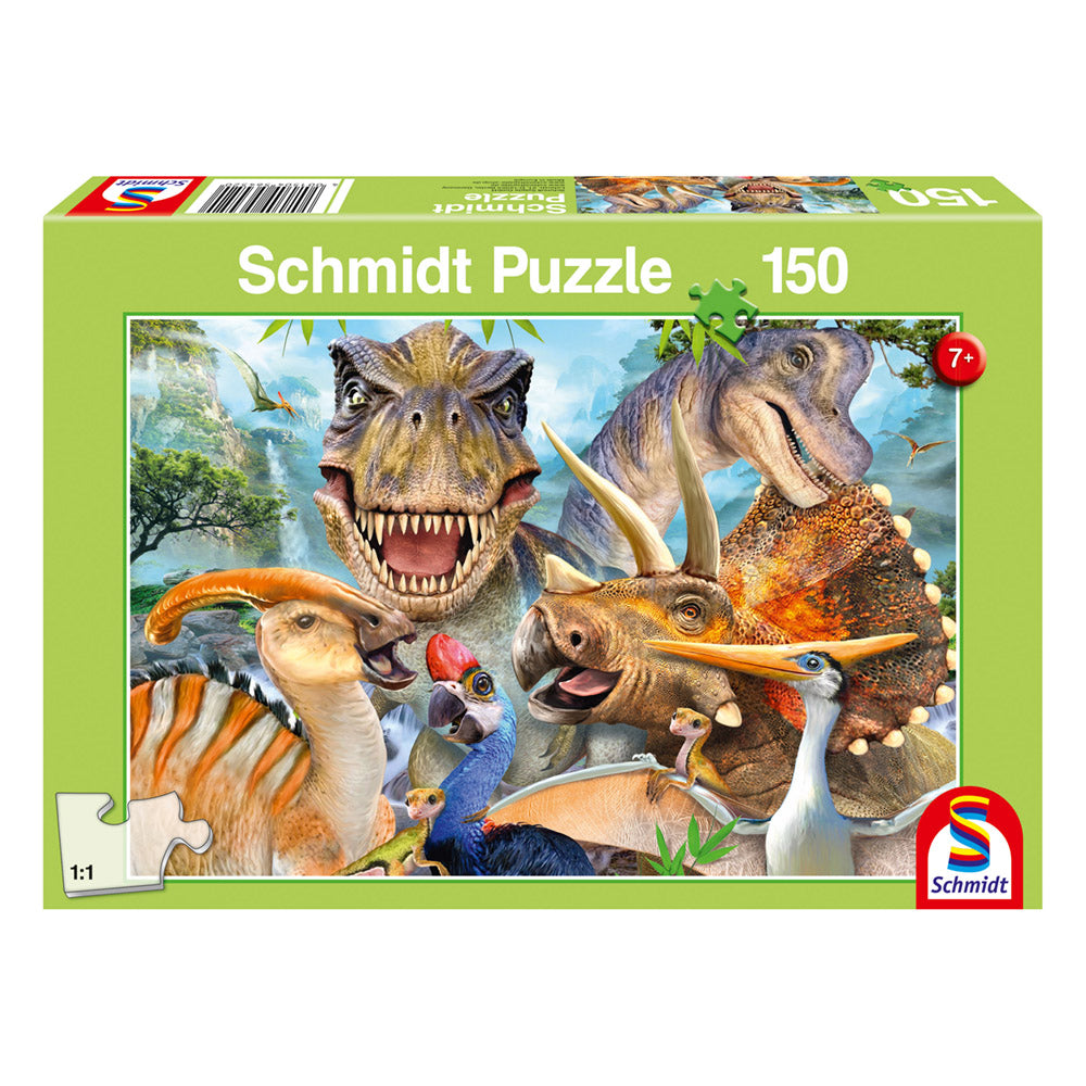 Imagine Puzzle Schmidt: Lumea dinozaurilor, 150 piese