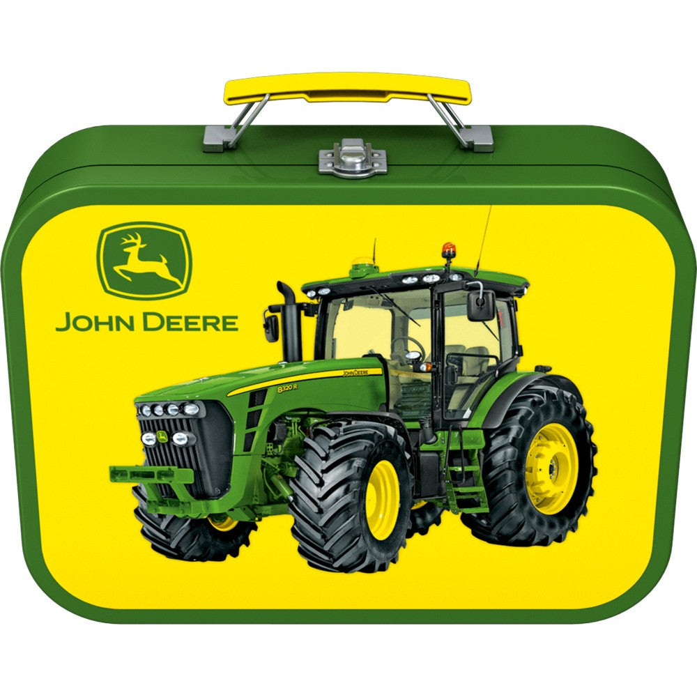 Imagine Puzzle Schmidt: John Deere - John Deere, Set de 2 x 60 piese si 2 x 100 piese + Bonus: cufar metalic