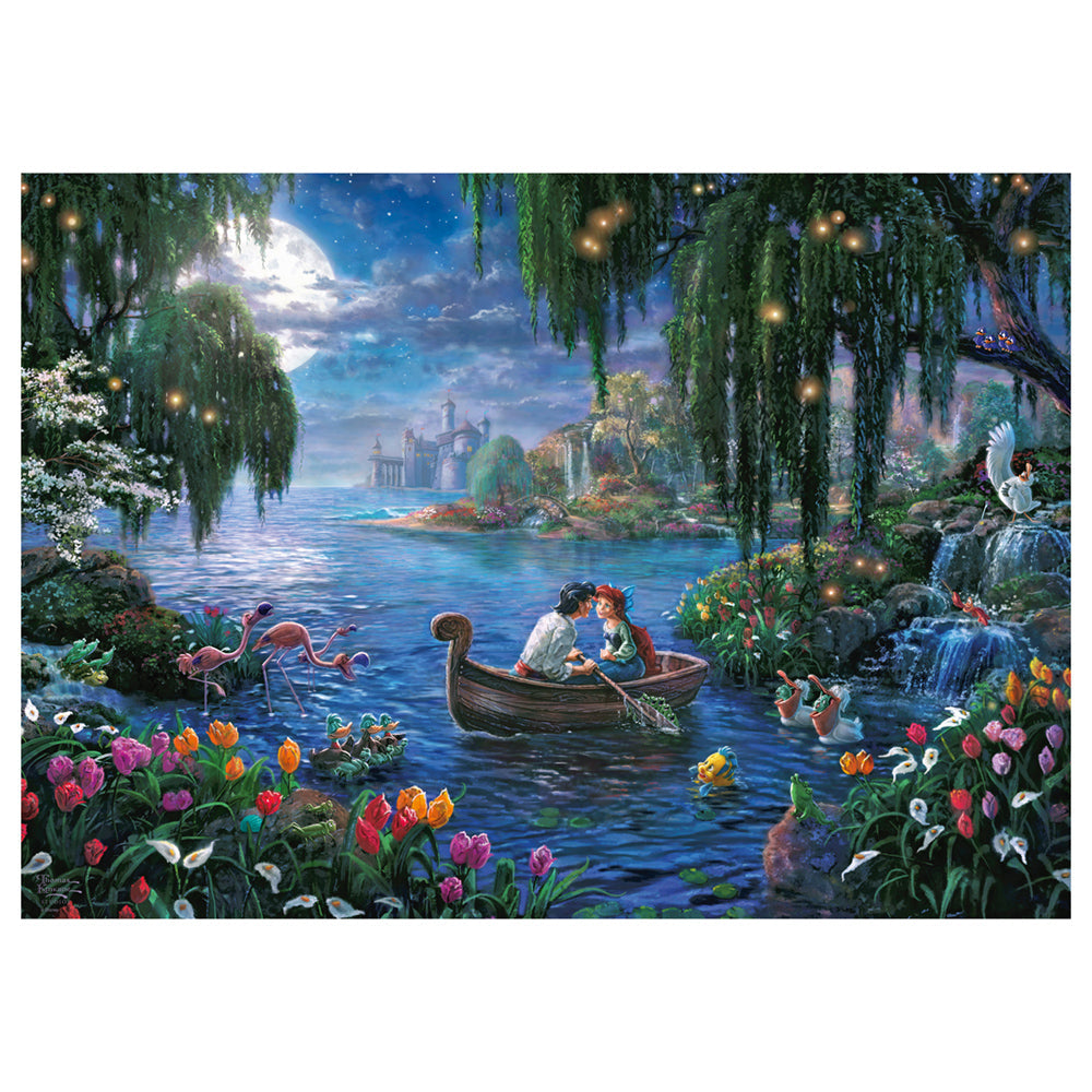 Imagine Puzzle Schmidt: Thomas Kinkade - Disney - Mica sirena si printul Eric, 1000 piese