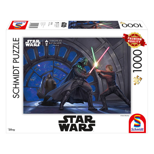 Imagine Puzzle Schmidt: Thomas Kinkade - Star Wars - Destinul fiului, 1000 piese
