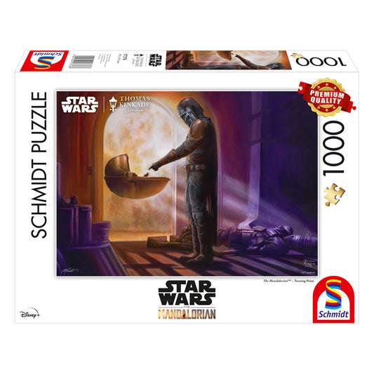 Imagine Puzzle Schmidt: Thomas Kinkade - Star Wars - Mendalorian - Punct de cotitura, 1000 piese