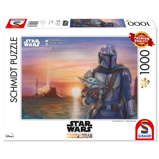 Imagine Puzzle Schmidt: Thomas Kinkade - Star Wars - Mandalorian - O noua directie, 1000 piese