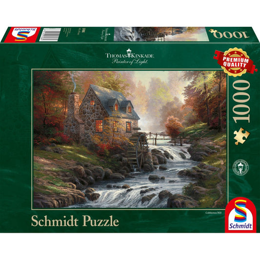 Imagine Puzzle Schmidt: Thomas Kinkade - Moara de piatra, 1000 piese