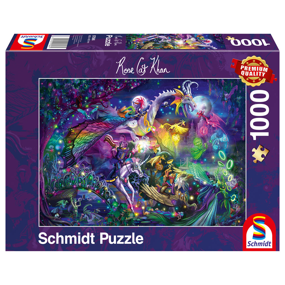 Imagine Puzzle Schmidt: Rose Cat Khan - Circul noptii de vara, 1000 piese