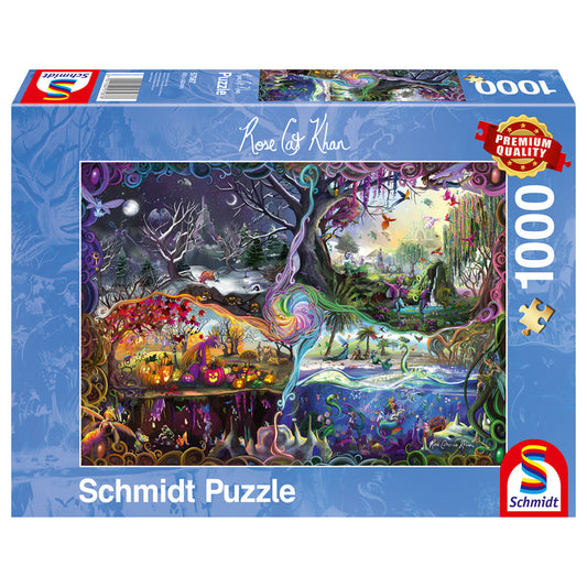 Imagine Puzzle Schmidt: Rose Cat Khan - Portalul celor 4 taramuri, 1000 piese