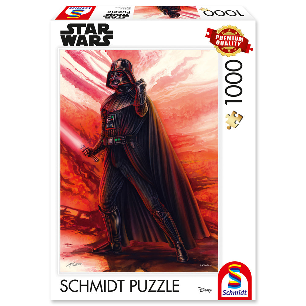 Imagine Puzzle Schmidt: Thomas Kinkade - Star Wars - Razboiul Stelelor - Sith, 1000 piese