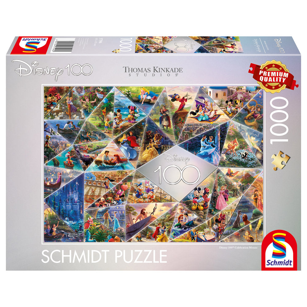 Imagine Puzzle Schmidt: Thomas Kinkade - Disney - Editie speciala 2 pentru celebrarea a 100 de ani, 1000 piese