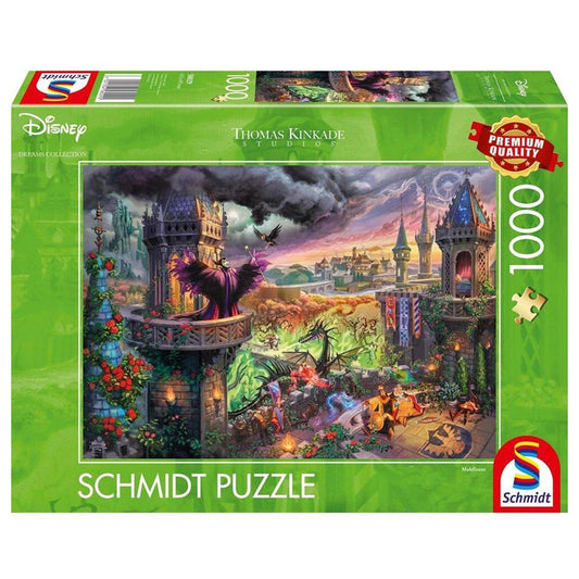 Imagine Puzzle Schmidt: Thomas Kinkade - Disney - Maleficent, 1000 piese