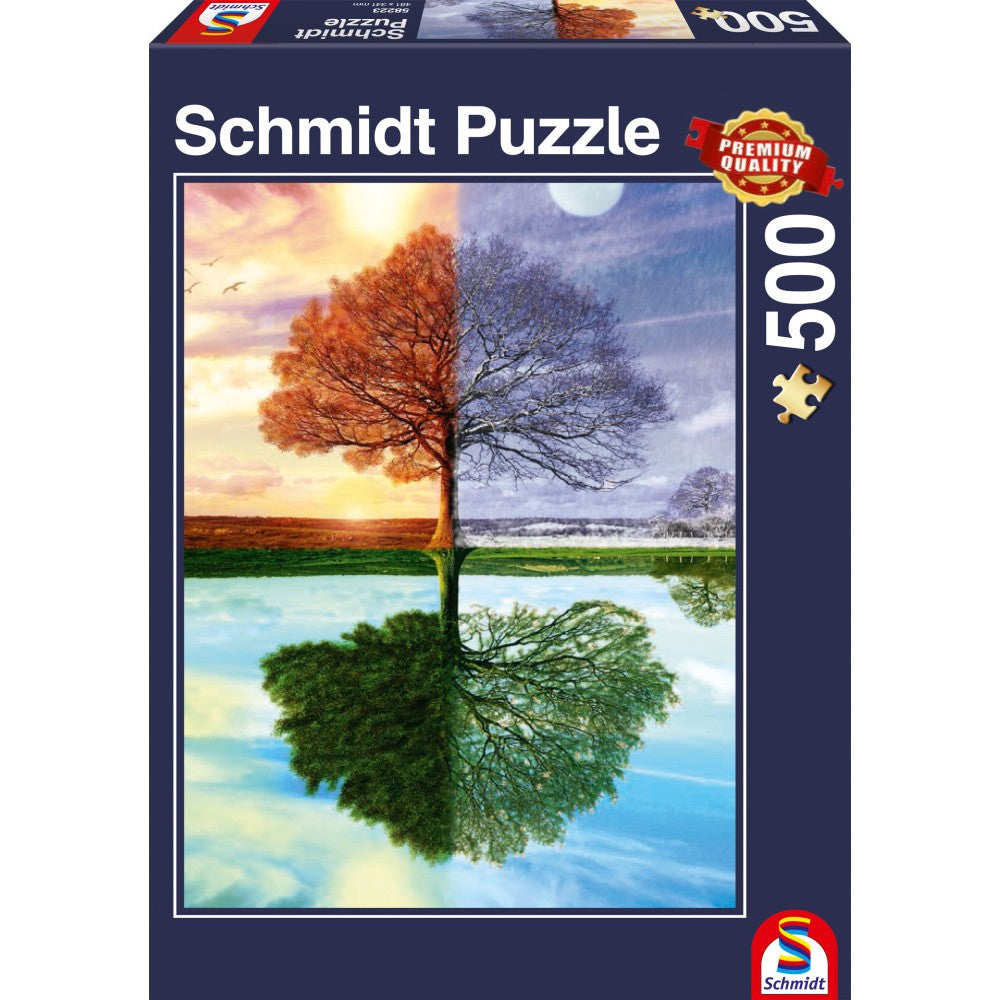 Imagine Puzzle Schmidt: Copacul anotimpurilor, 500 piese