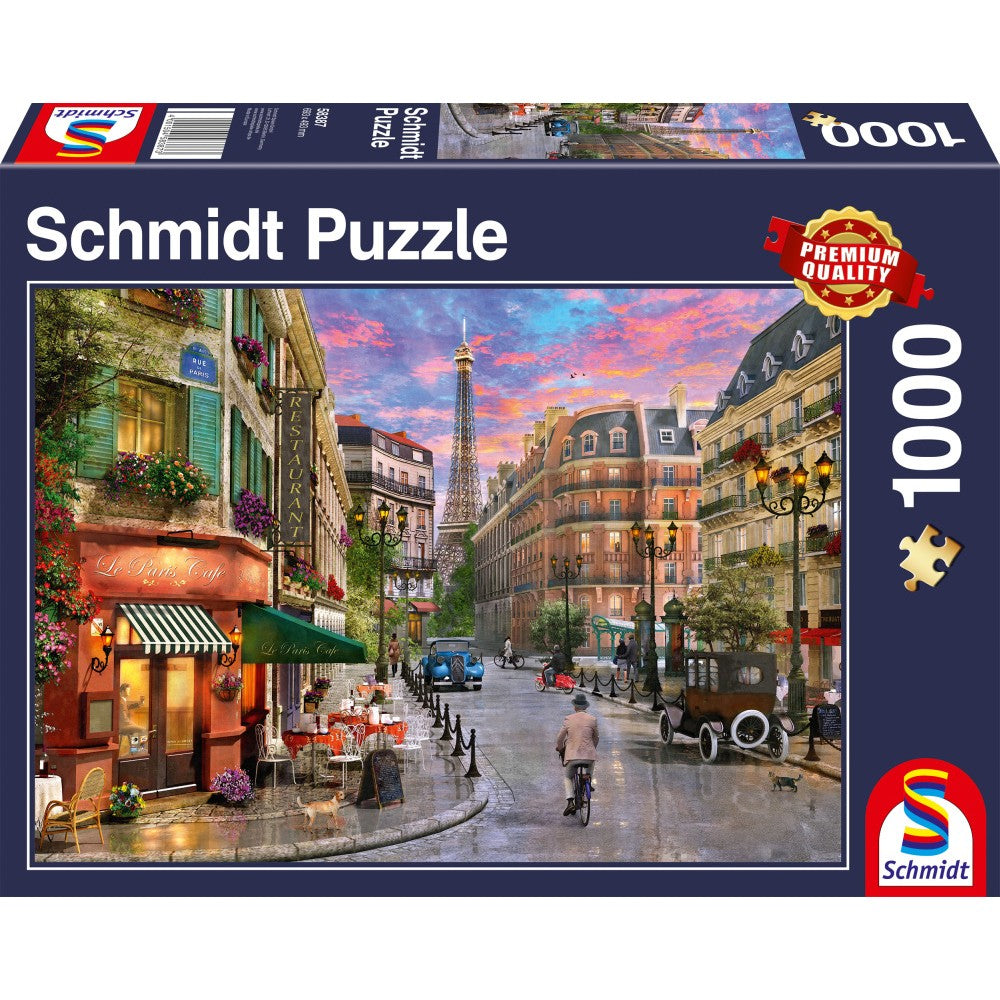 Imagine Puzzle Schmidt: Strada spre Turnul Eiffel, 1000 piese