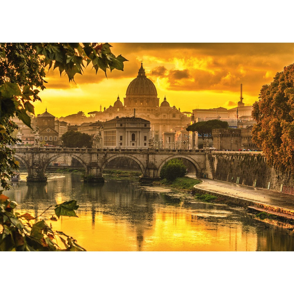 Imagine Puzzle Schmidt: Lumina de aur peste Roma, 1000 piese