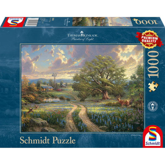 Imagine Puzzle Schmidt: Thomas Kinkade - Viata la tara, 1000 piese