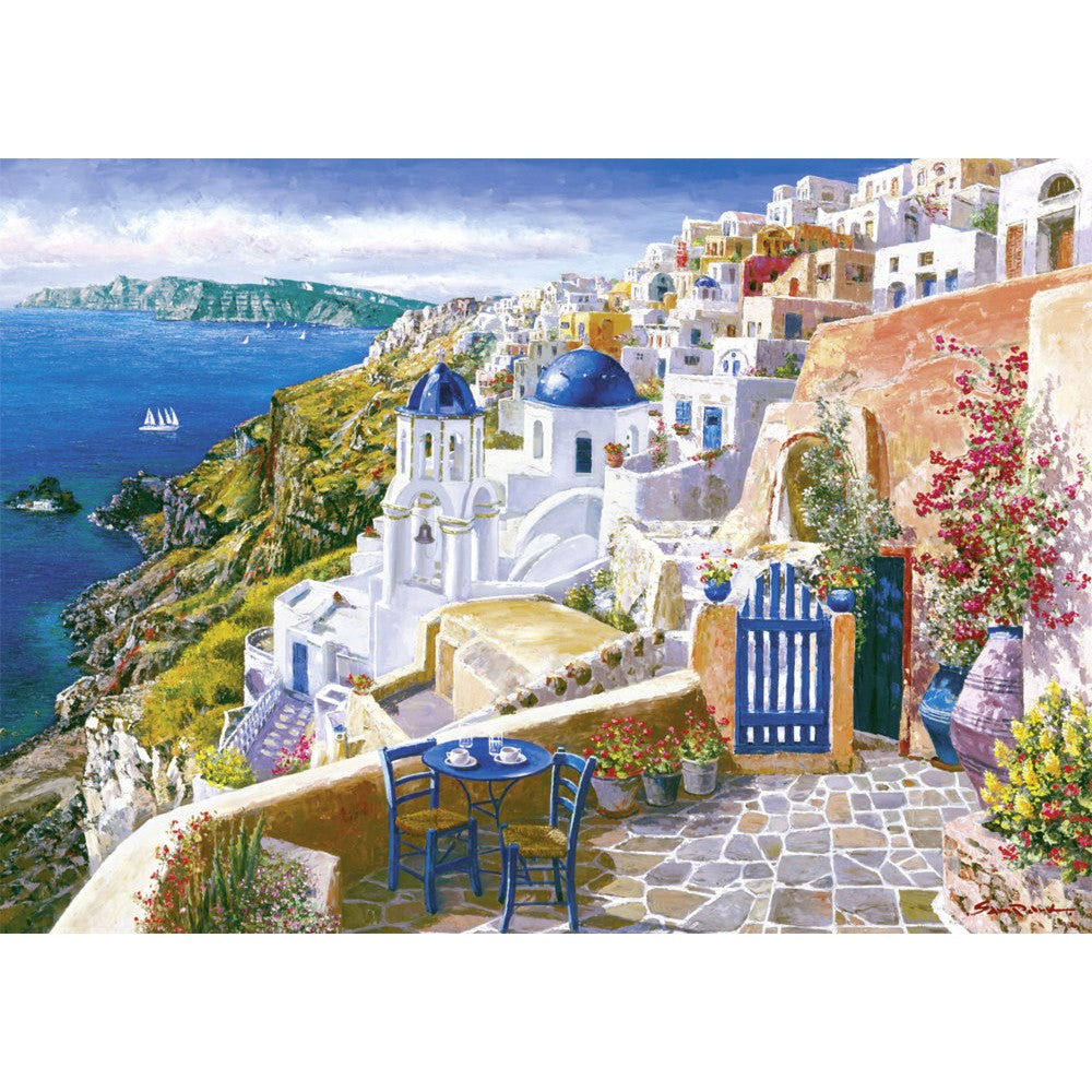 Imagine Puzzle Schmidt: Sam Park - Vedere din Santorini, 1000 piese