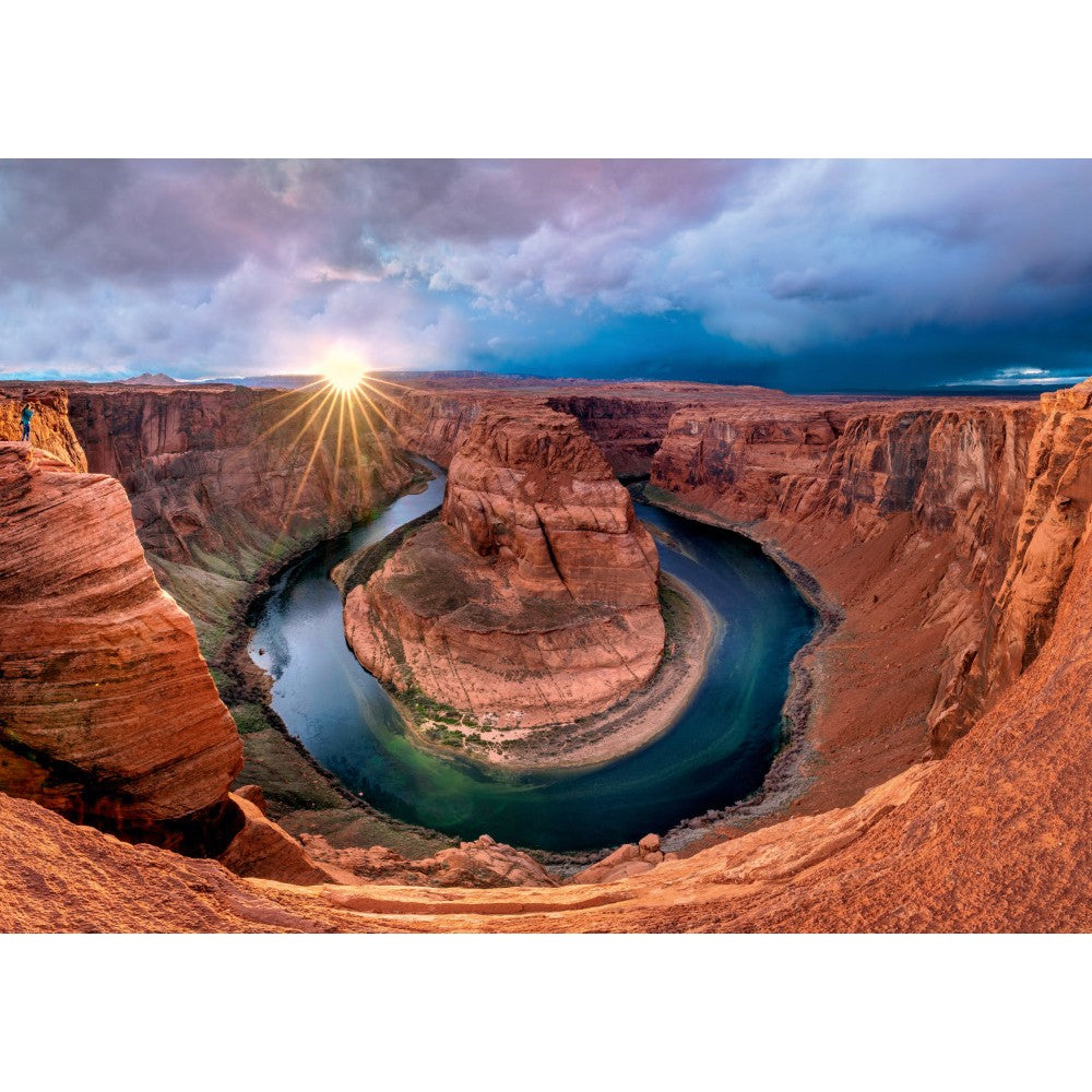 Imagine Puzzle Schmidt: Glen Canyon, Horseshoe Bend pe raul Colorado, 1000 piese