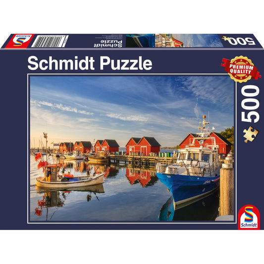 Imagine Puzzle Schmidt: Portul pescarilor – Weisse Wiek, 500 piese