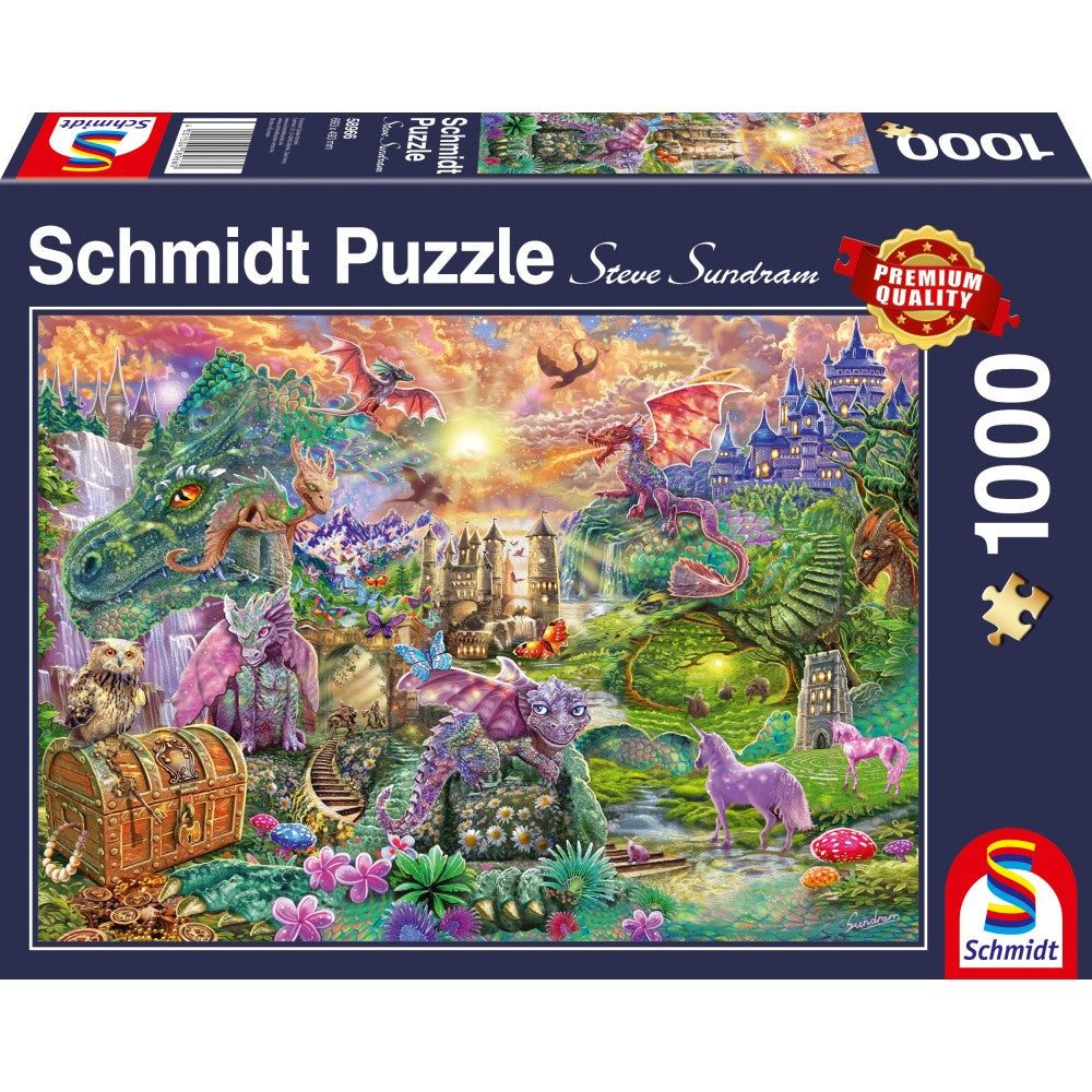 Imagine Puzzle Schmidt: Taramul dragonului fermecat, 1000 piese