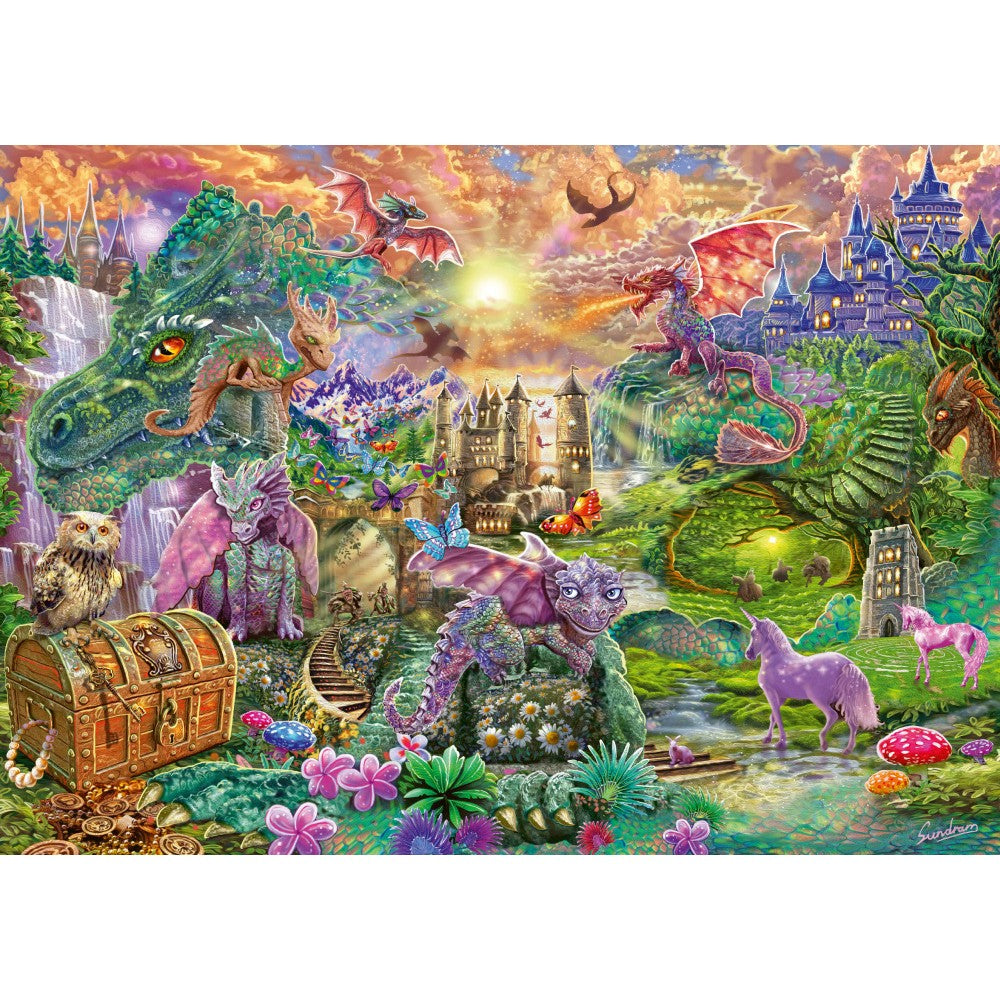 Imagine Puzzle Schmidt: Taramul dragonului fermecat, 1000 piese