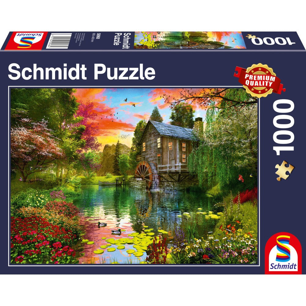 Imagine Puzzle Schmidt: Moara de apa, 1000 piese